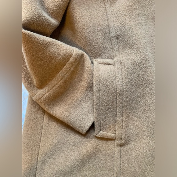 Camel Land’s End Pea Coat | Size 14P - Picture 6 of 13